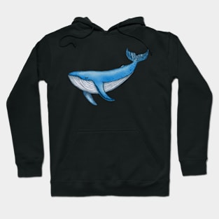 blue whale Hoodie